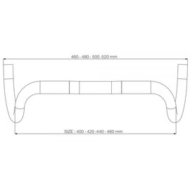 Piega manubrio Deda Gravel 100