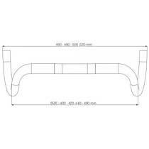 Piega manubrio Deda Gravel 100