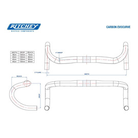 Manubrio Ritchey SUPERLOGIC Carbon Evo Curve