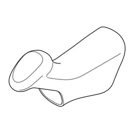 Copricomandi originali Shimano ST6870 nero