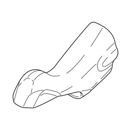 Copricomandi originali Shimano Dura-Ace ST-9000 nero