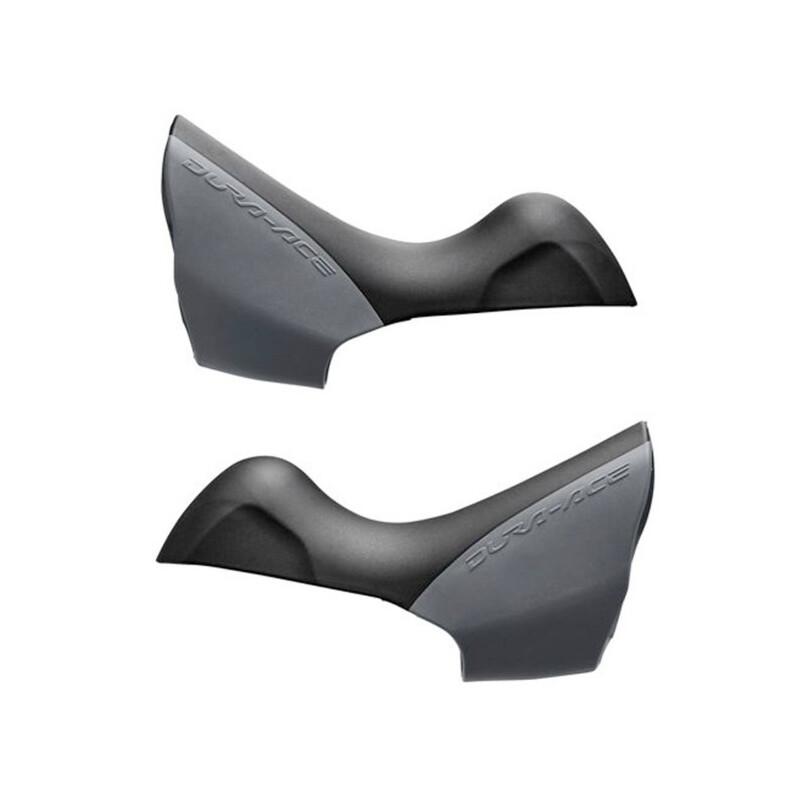 Coppia Targhe Nome + Viti Per Shimano Dura-Ace ST-9001 - Ricambi Originali Per Comandi Cambio Drop Bar