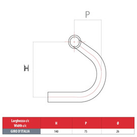 Manubrio Cinelli Giro D'Italia
