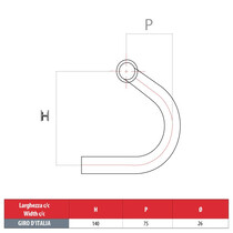 Manubrio Cinelli Giro D'Italia