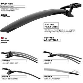 Mud-Pro parafango posteriore MTB