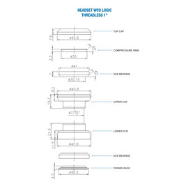 Ritchey WCS Logic Steuersatz Ahead
