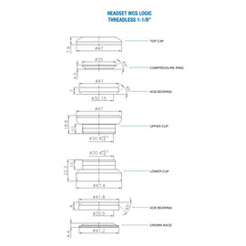 Ritchey WCS Logic Threadless Headset