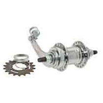 Mozzo con freno contropedale in acciaio lusso