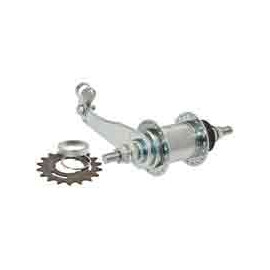 Mozzo con freno contropedale in acciaio