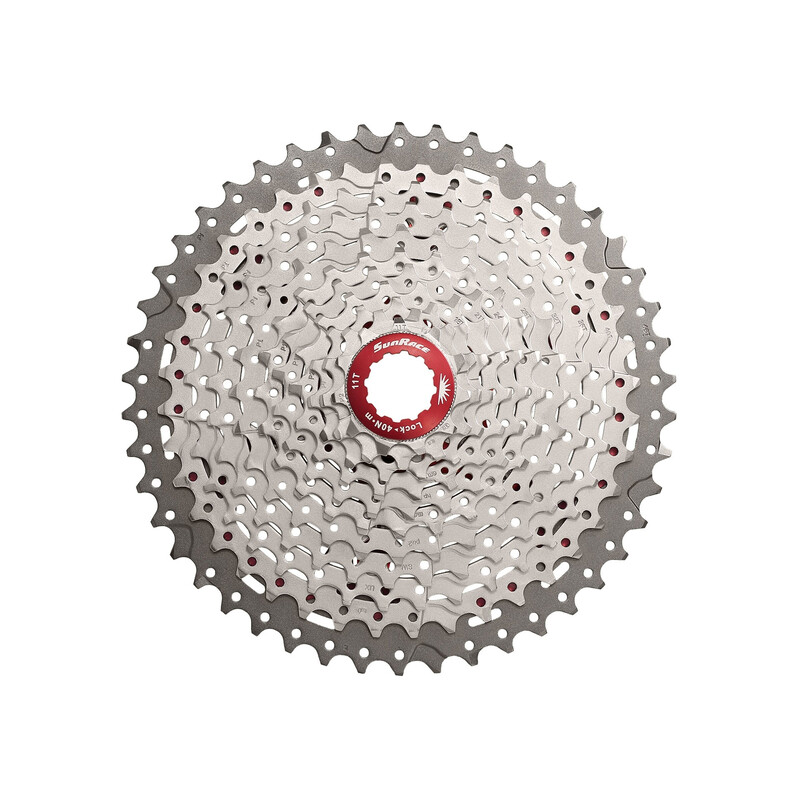 Cassetta MTB SunRace CSMX8 11 Velocità – 11-51T – Nera – Compatibile Con Shimano E SRAM