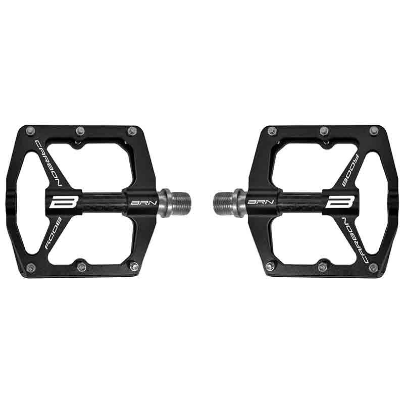 Pedali BRN Flat Carbon 6 pin
