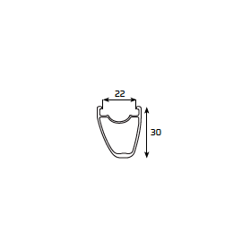 Coppia ruote Fir F30 gravel disk alluminio