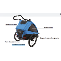 BRN Baby way kids bike trailer