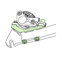 Adattatore Shimano freno posteriore SM-MA-R140P/D