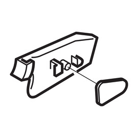 Inserto forcella deragliatore 10/11V FD-RE116