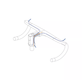 Manubrio integrato Deda Alanera Carbon