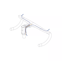 Manubrio integrato Deda Alanera Carbon