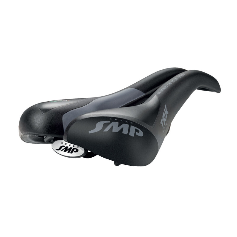 Selle De Vélo SMP TRK Medium Rouge - Usage Sportif Et Urbain - Confort Polyuréthane - Dimensions 280x160mm