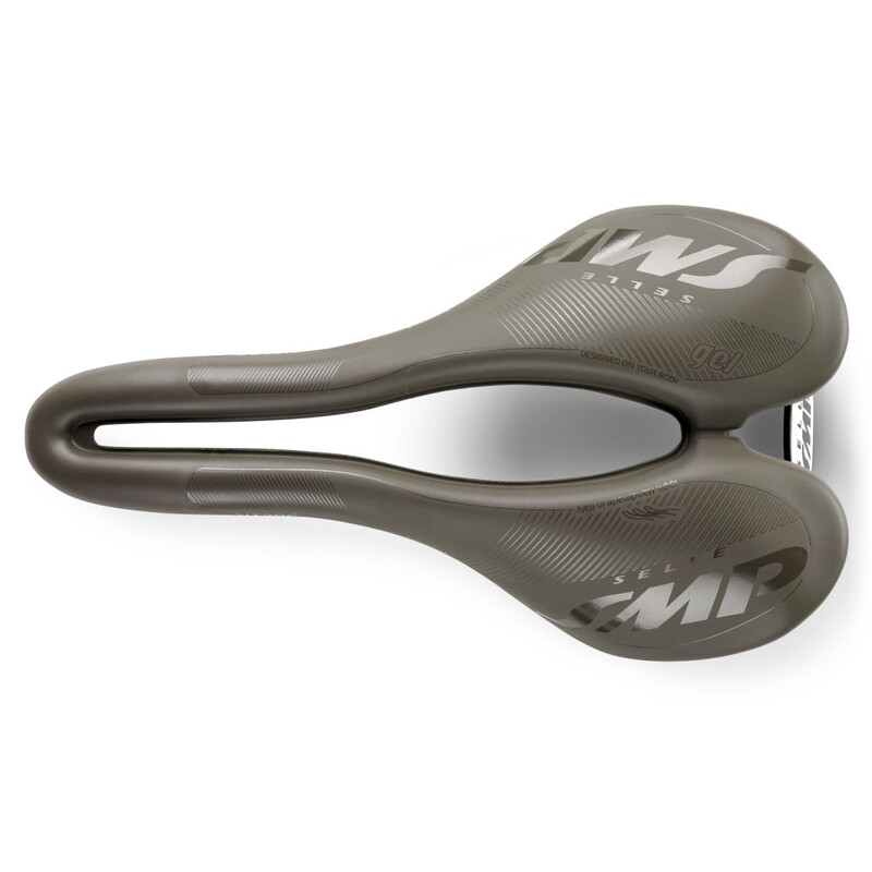 Selle Vélo SMP Sella 4BIKE VT30C Gel Gravel Edition - Noir, Unisexe Adulte - Confort Renforcé Gel