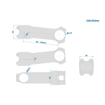 Attacco Manubrio Ritchey WCS C220 6°