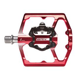 SKIKHN Pedali Autobloccanti Per Bici - Lega Alluminio, 9/16", Con Tacchetti, Regolazione Tensione