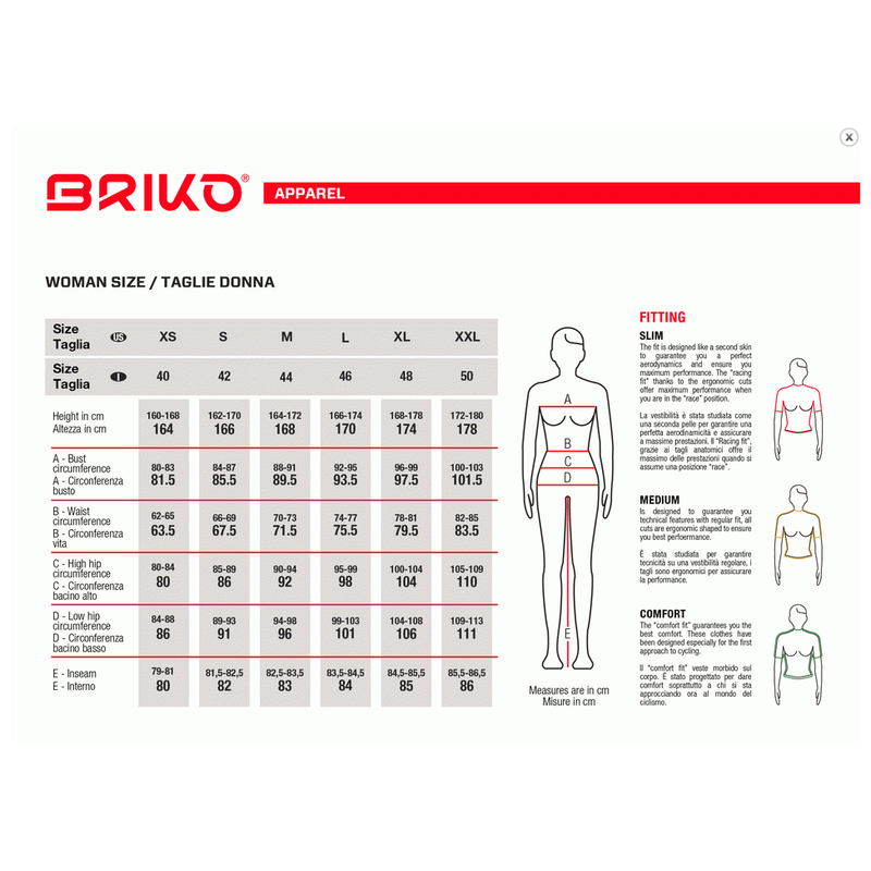 Maglia donna Briko Classic lady jersey 2.0 | Velodrome cycling shop