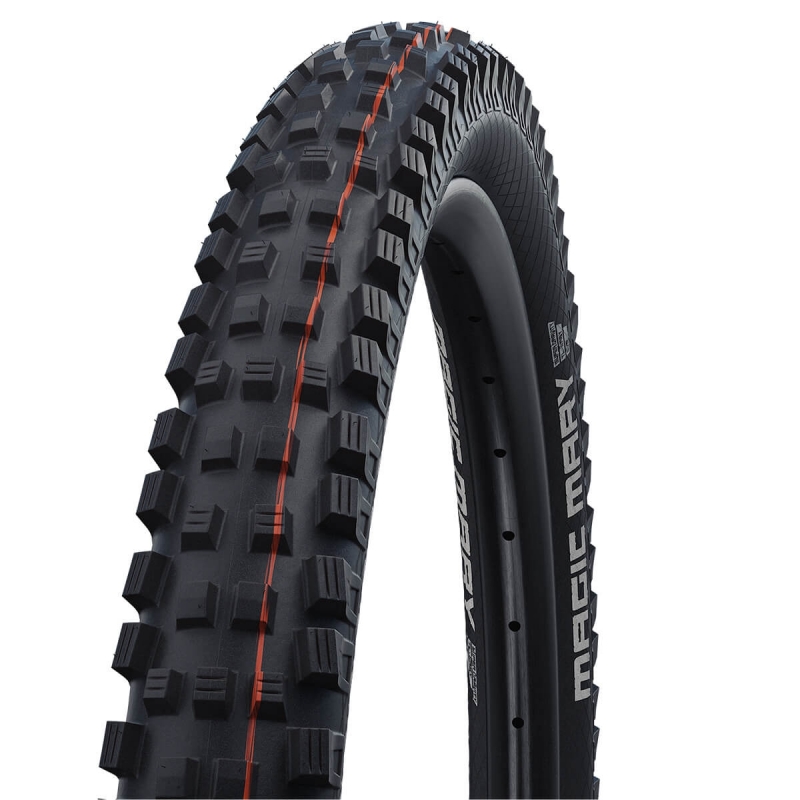 Schwalbe Magic Mary Evolution Folding Tire | Addix Soft | Super Gravity | TLEasy - E-25 - 29x2.60" | Black